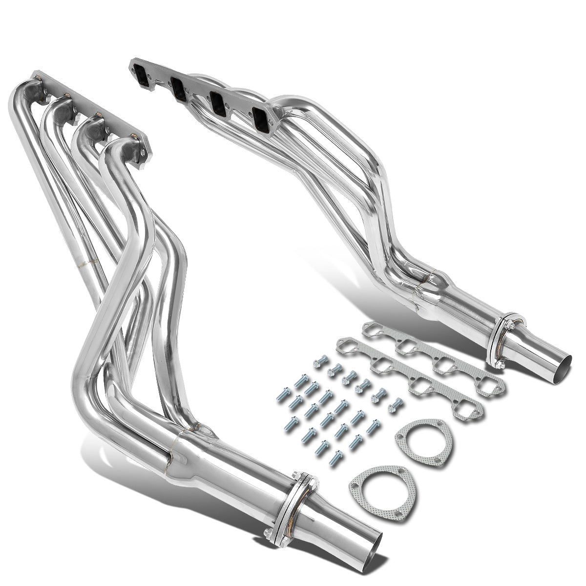 HEADERS STAINLESS STEEL - FORD SMALL BLOCK RAW  LONG TUBE