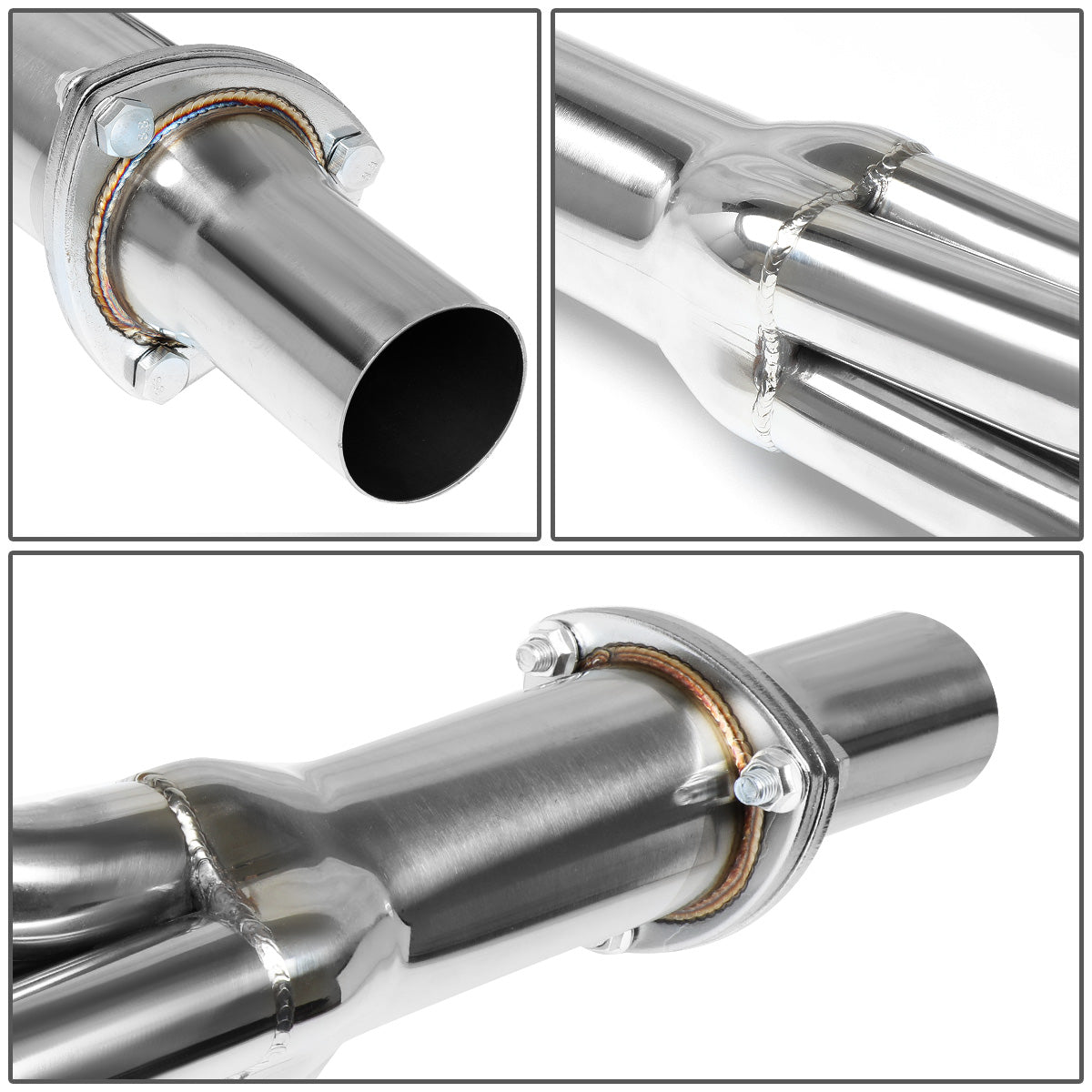 HEADERS STAINLESS STEEL - FORD SMALL BLOCK RAW  LONG TUBE