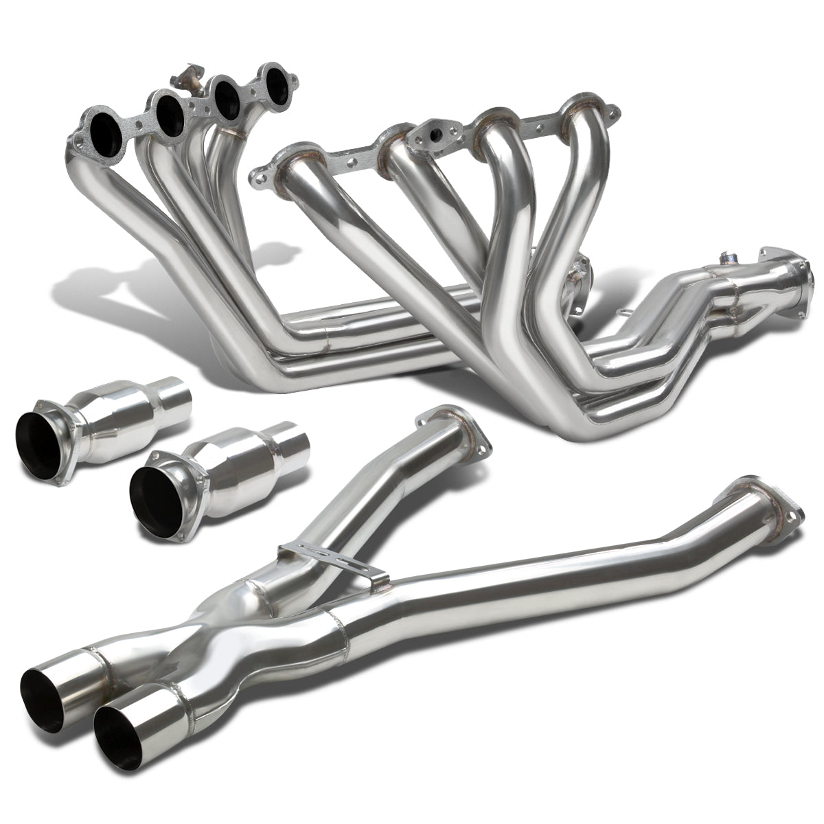 HEADERS STAINLESS STEEL - 05-08 CHEVY CORVETTE 6.0L C6 +X-PIPE