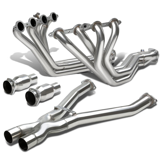 HEADERS STAINLESS STEEL - 05-08 CHEVY CORVETTE 6.0L C6 +X-PIPE