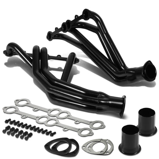 HEADERS STAINLESS STEEL - LONG TUBE CHEVY SMALL BLOCK V8 302/327/350 - BLACK CERAMIC COATING