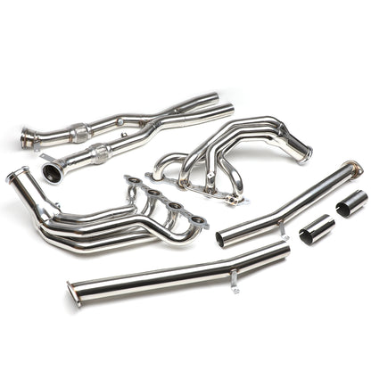 HEADERS STAINLESS STEEL - 97-04 CHEVY CORVETTE LT + X-PIPE