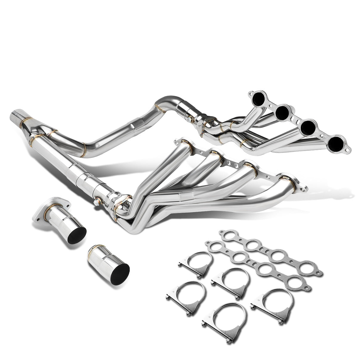 HEADERS STAINLESS STEEL - 07-13 CHEVY SILVERADO/ GMC SIERRA 1500/2500HD/3500HD 4.8/5.3/6.0/6.2L + Y-PIPE