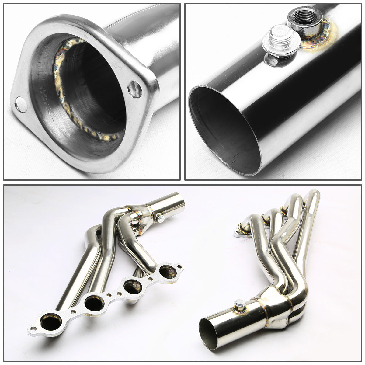 HEADERS STAINLESS STEEL - 99-06 CHEVY SILVERADO / YUKON +Y-PIPE - VERSION 2