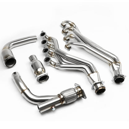 HEADERS STAINLESS STEEL - 06-09 CHEVY TRAILBLAZER SS 6.0L + Y-PIPE