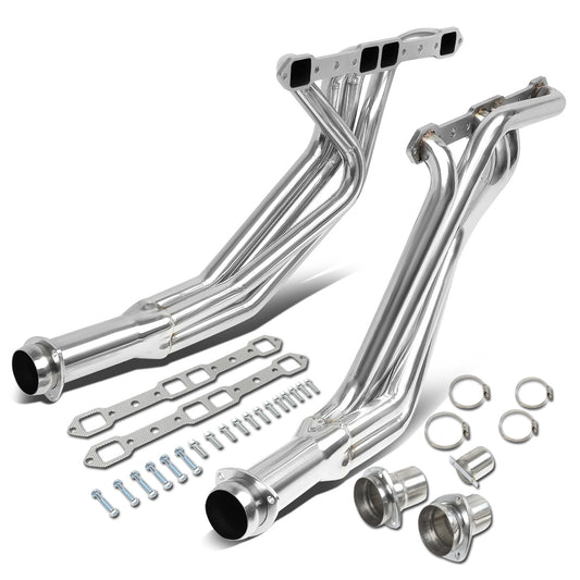 HEADERS STAINLESS STEEL - 77-78 DODGE B200, B300, D150, D200 6.6L 7.2L V8 - LONG TUBE
