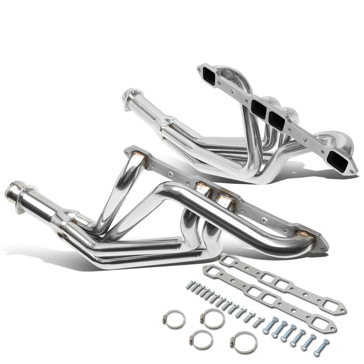 HEADERS STAINLESS STEEL - 77-78 DODGE B200, B300, D150, D200 6.6L 7.2L V8 - LONG TUBE