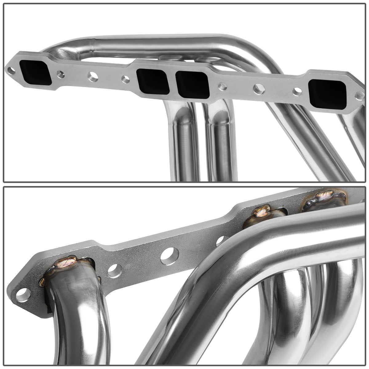 HEADERS STAINLESS STEEL - 77-78 DODGE B200, B300, D150, D200 6.6L 7.2L V8 - LONG TUBE
