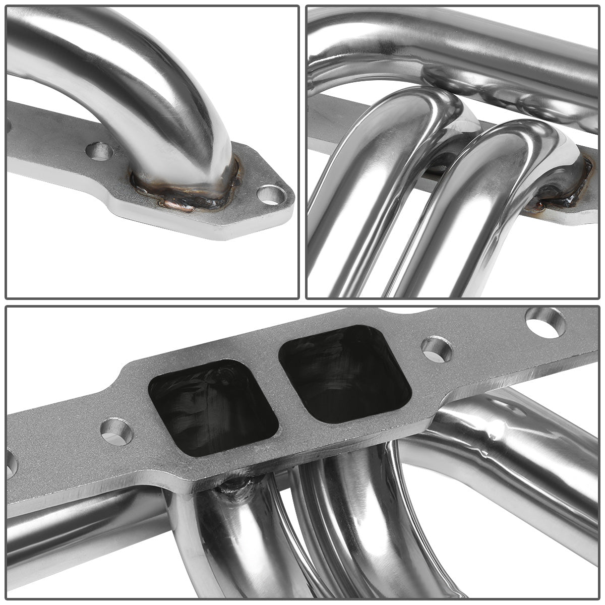 HEADERS STAINLESS STEEL - 77-78 DODGE B200, B300, D150, D200 6.6L 7.2L V8 - LONG TUBE