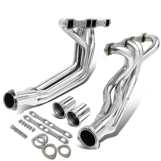 HEADERS STAINLESS STEEL - 67-82 DODGE 4WD 1/2, 3/4 TON PICKUP 383-440 - LONG TUBE