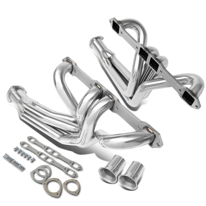 HEADERS STAINLESS STEEL - 67-82 DODGE 4WD 1/2, 3/4 TON PICKUP 383-440 - LONG TUBE