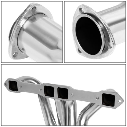 HEADERS STAINLESS STEEL - 67-82 DODGE 4WD 1/2, 3/4 TON PICKUP 383-440 - LONG TUBE