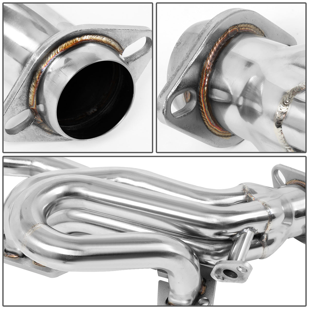 HEADERS STAINLESS STEEL - 92-95 DODGE DAKOTA 5.2L V8 / 94-95 DODGE RAM 1500 , 2500 , 3500 5.2L 5.9L V8 - SHORTY
