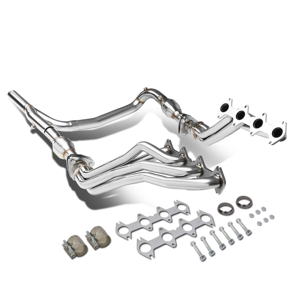 HEADERS STAINLESS STEEL - 04-10 F-150 4WD LT + Y-PIPE