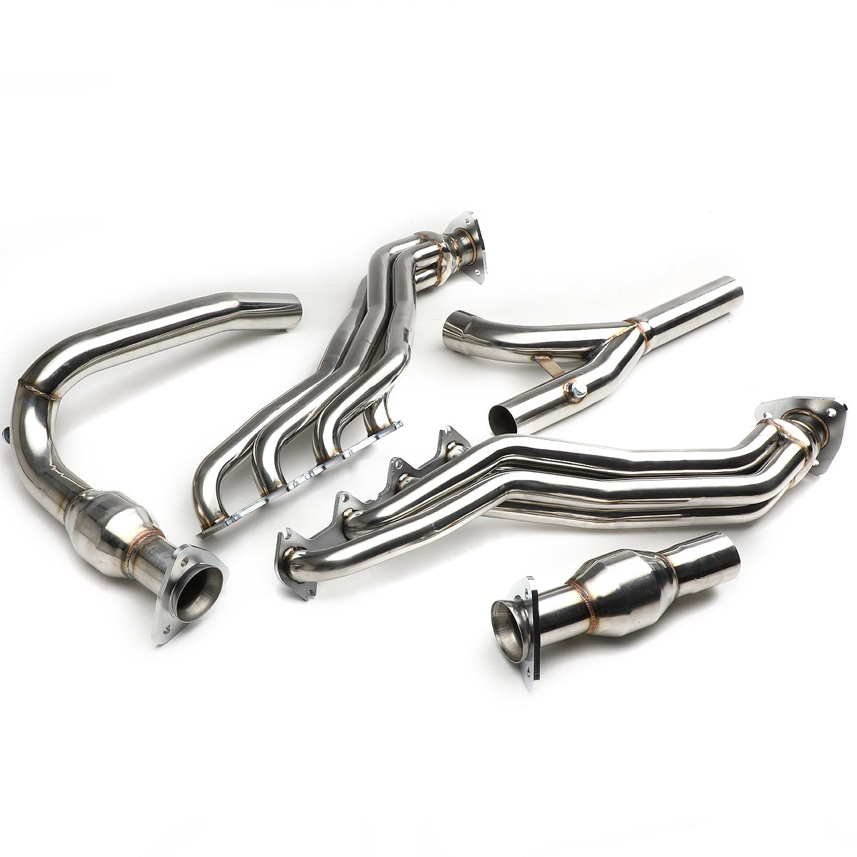 HEADERS STAINLESS STEEL - 04-10 F-150 4WD LT + Y-PIPE