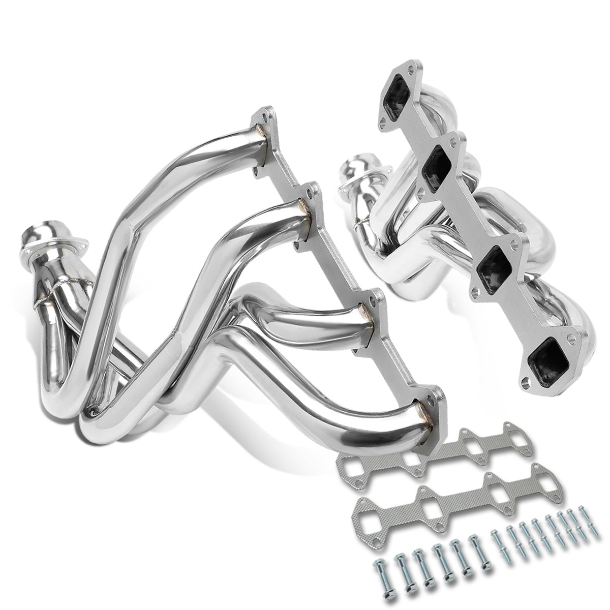HEADERS STAINLESS STEEL - 66-76 FORD F-100 / F-150 / F-250 V8 352-390 FE - 4WD - LONG TUBE