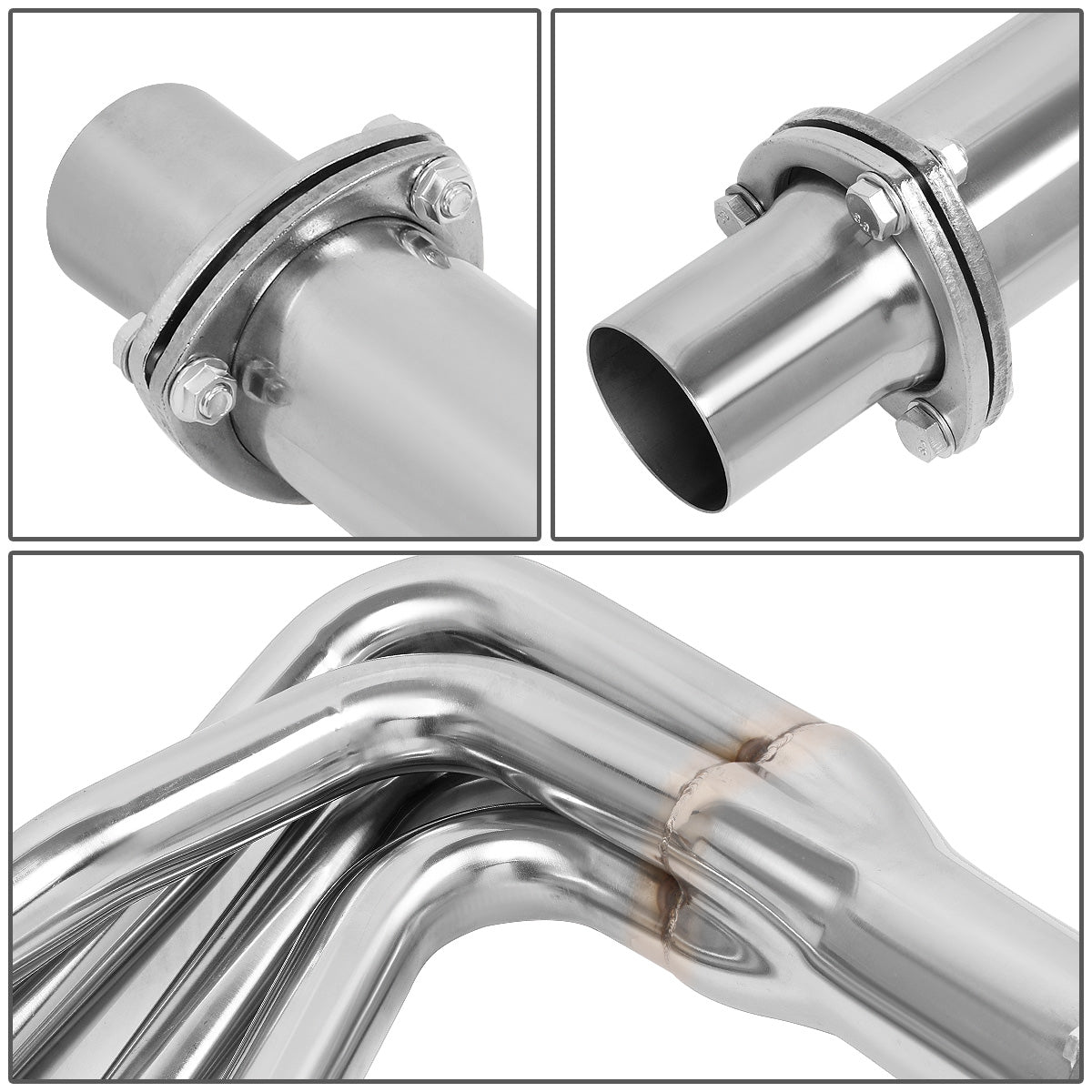 HEADERS STAINLESS STEEL - 83-87 FORD F-250 , F-350 7.5L V8 - LONG TUBE