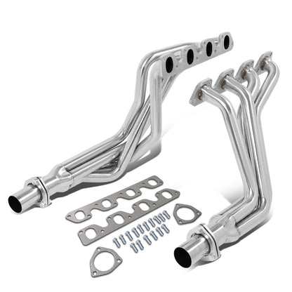 HEADERS STAINLESS STEEL - 80-82 FORD F-150 F-250 , F-350 5.8L 6.6L V8 - MUST MODIFY STOCK EXHAUST TO RETAIN CATALYTIC CONVERTERS. - WILL NOT FIT TRUCKS WITH POWER TAKE OFF - LONG TUBE