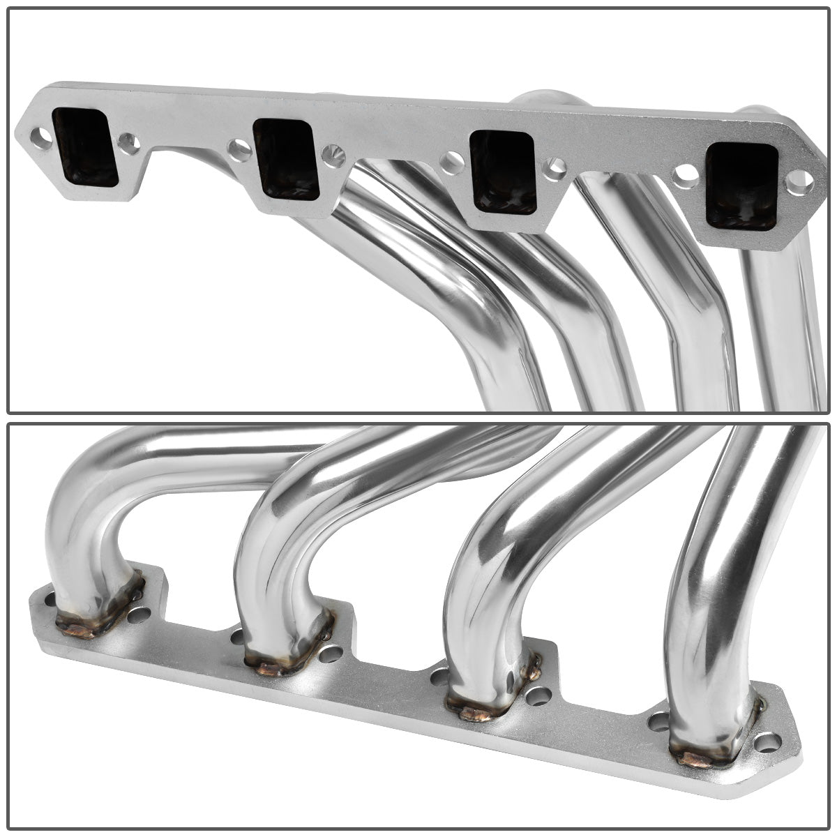 HEADERS STAINLESS STEEL - 80-96 FORD F-150 / F-250 / F-350 BRONCO 5.0L V8 - 2WD&4WD - LONG TUBE