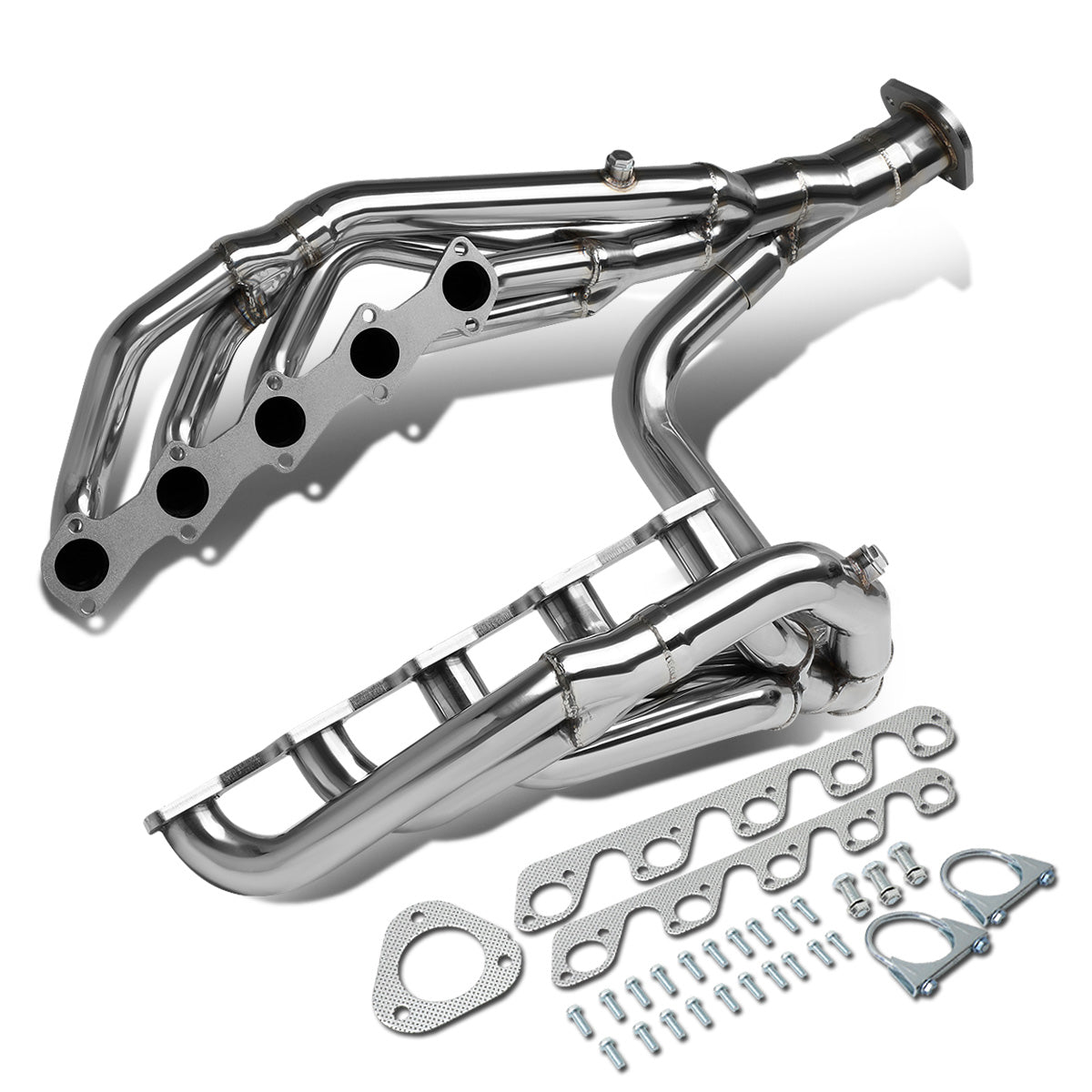 HEADERS STAINLESS STEEL - 99-04 FORD F-250 SD, F-350 SD 6.8L V10 - LONG TUBE