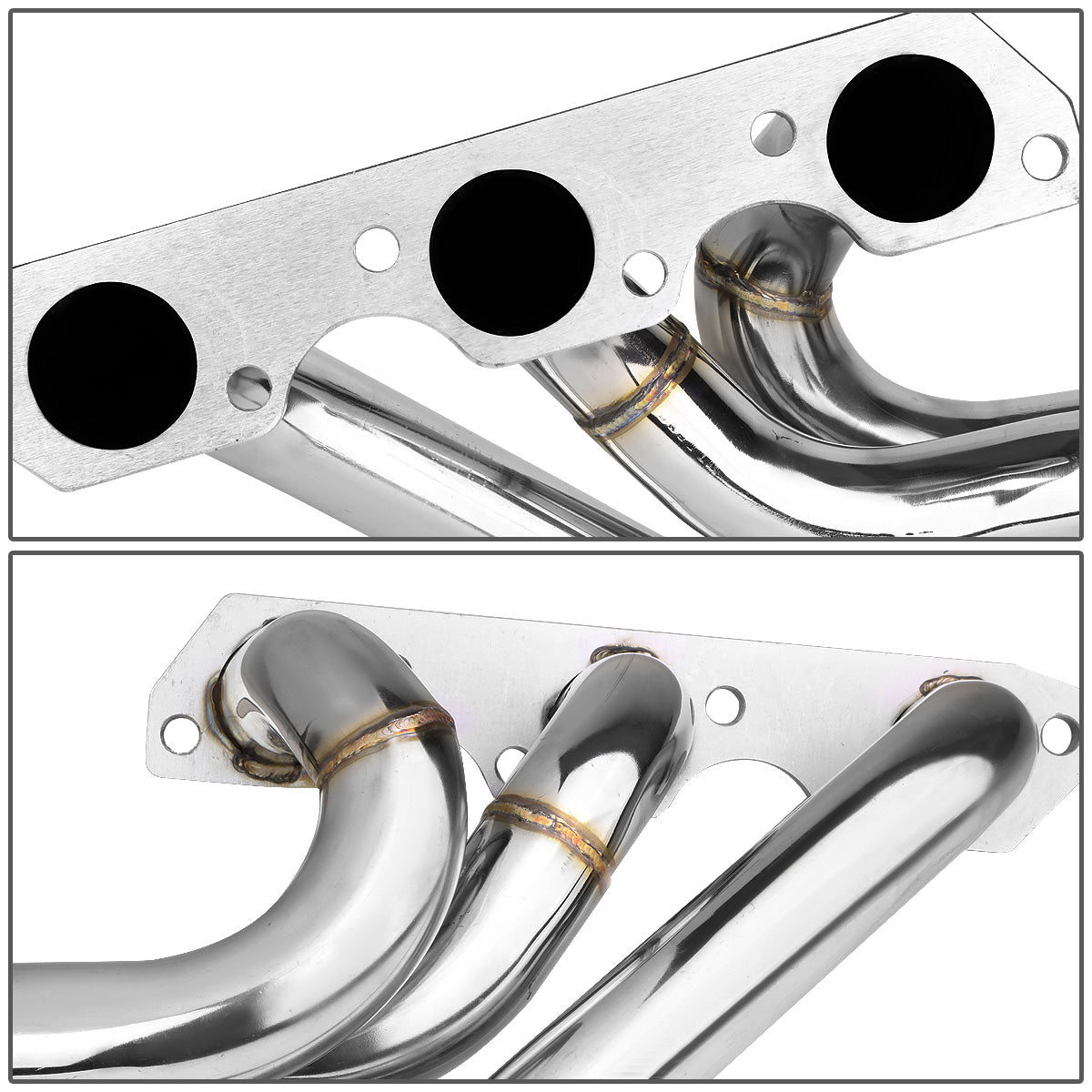HEADERS STAINLESS STEEL - 99-04 FORD MUSTANG 3.8/3.9L V6 + Y-PIPE