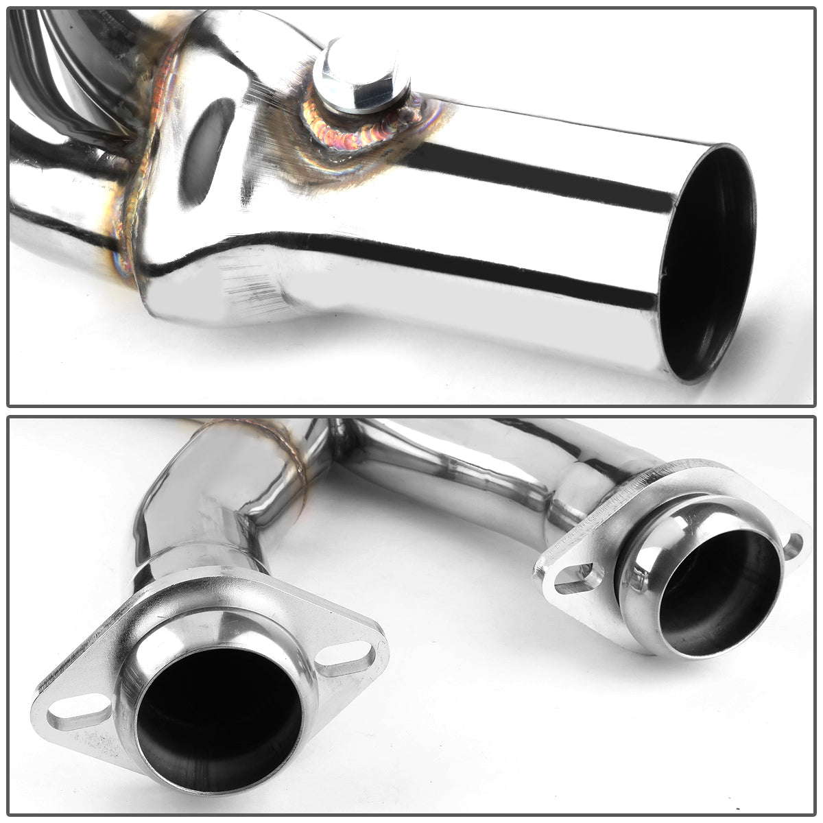 HEADERS STAINLESS STEEL - 99-04 FORD MUSTANG 3.8/3.9L V6 + Y-PIPE