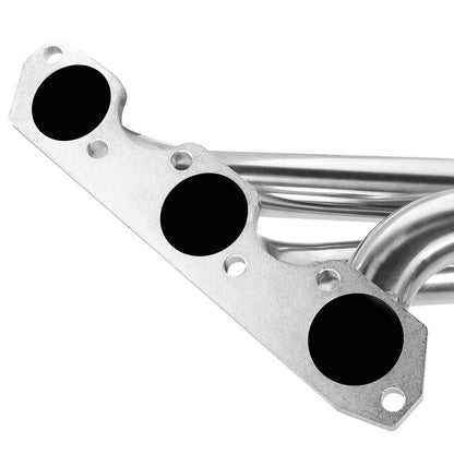 HEADERS STAINLESS STEEL - 94-04 FORD MUSTANG V6 3.6 - LONG TUBE - FITS MODELS WITH EGR , WITHOUT FRONT AIR INJECTION PORTS
