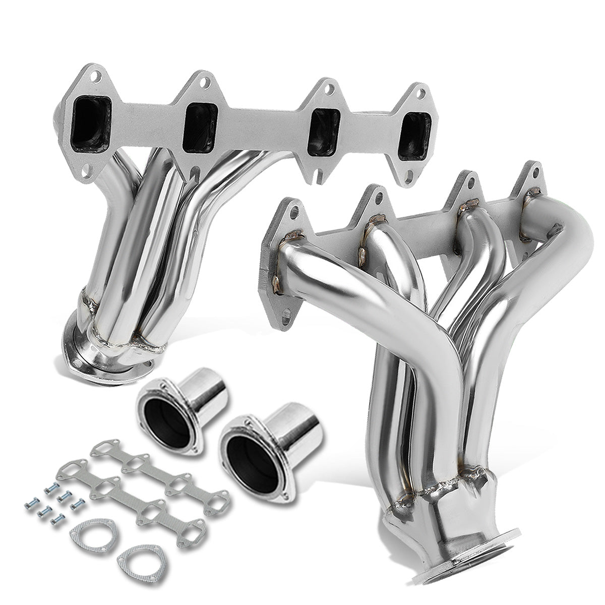 HEADERS STAINLESS STEEL - 57-72 FORD F-100 5.8L, 5.9L, 6.4L V8 - MID