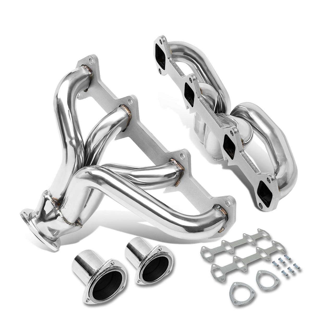 HEADERS STAINLESS STEEL - 57-72 FORD F-100 5.8L, 5.9L, 6.4L V8 - MID