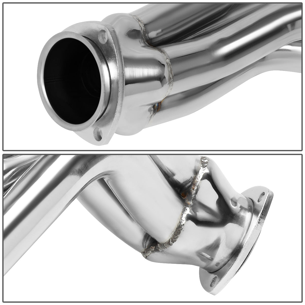 HEADERS STAINLESS STEEL - 57-72 FORD F-100 5.8L, 5.9L, 6.4L V8 - MID