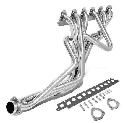 HEADERS STAINLESS STEEL - 65-83 FORD F-100 / 75-89 FORD F-150 / 65-89 FORD F-250 / 78-89 FORD F-350 - FITS 3.9 4.9 L6 MODELS - FITS RWD MODELS ONLY - LONG TUBE