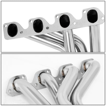 HEADERS STAINLESS STEEL - 77-79 FORD F-100 F-150 F-250 WITH 5.8 6.6 V8 - MODIFICATION TO STOCK EXHAUST REQUIRED TO RETAIN STOCK CATALYTIC CONVERTER - LONG TUBE
