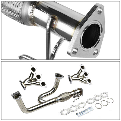 HEADERS STAINLESS STEEL - 98-02 HONDA ACCORD 3.0L J30A1 V6 2/4-DR