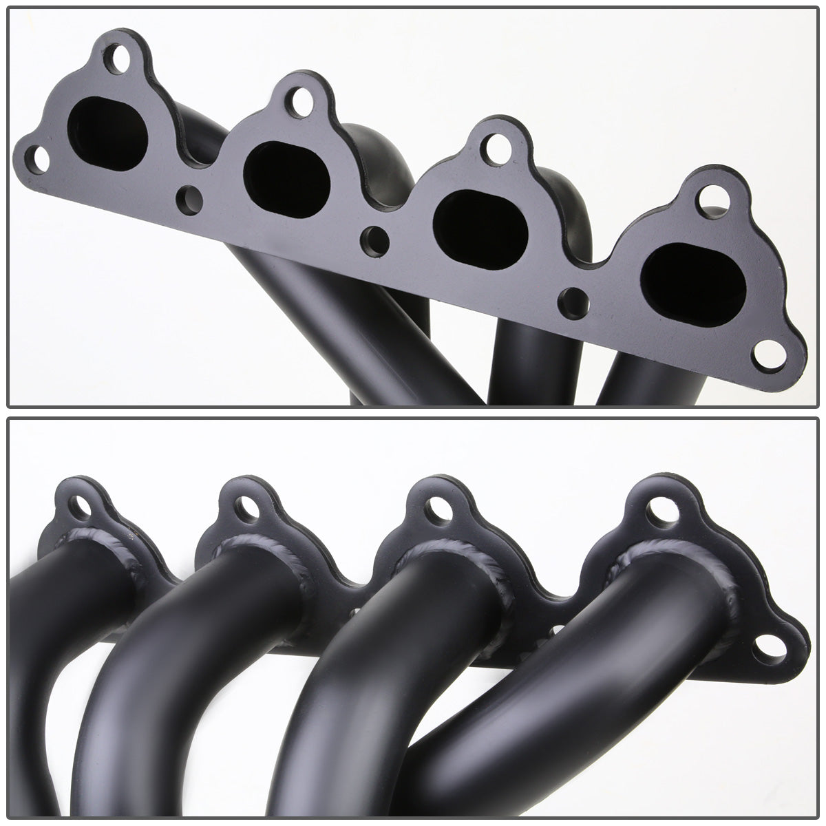 HEADERS STAINLESS STEEL - 88-00 HONDA CIVIC/DEL SOL/CRX D15/D16 - BLACK
