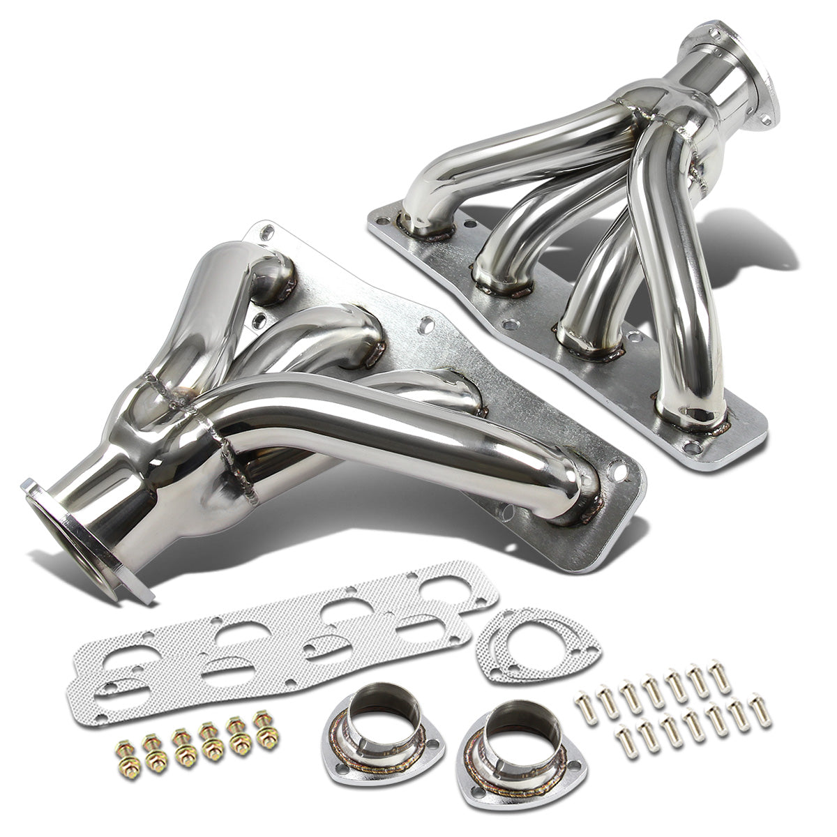 HEADERS STAINLESS STEEL - 51-58 CHRYSLER / DODGE D-501 HEMI BLOCK V8 331 / 354 / 392CU.IN. HOT ROD SHORTY