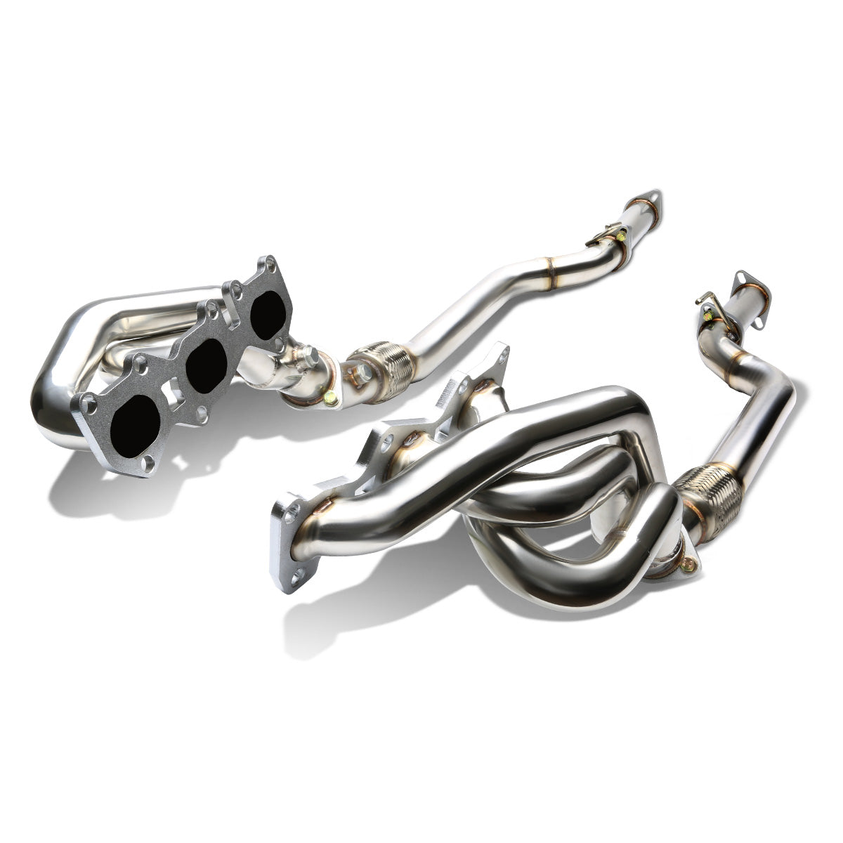 HEADERS STAINLESS STEEL - 10-13 HYUNDAI GENESIS 3.8L V6 - LONG TUBE W/ H-PIPE