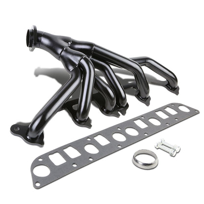 HEADERS STAINLESS STEEL - 91-99 GRAND CHEROKEE WRANGLER YJ TJ XJ 4.0 6CYL - BLACK