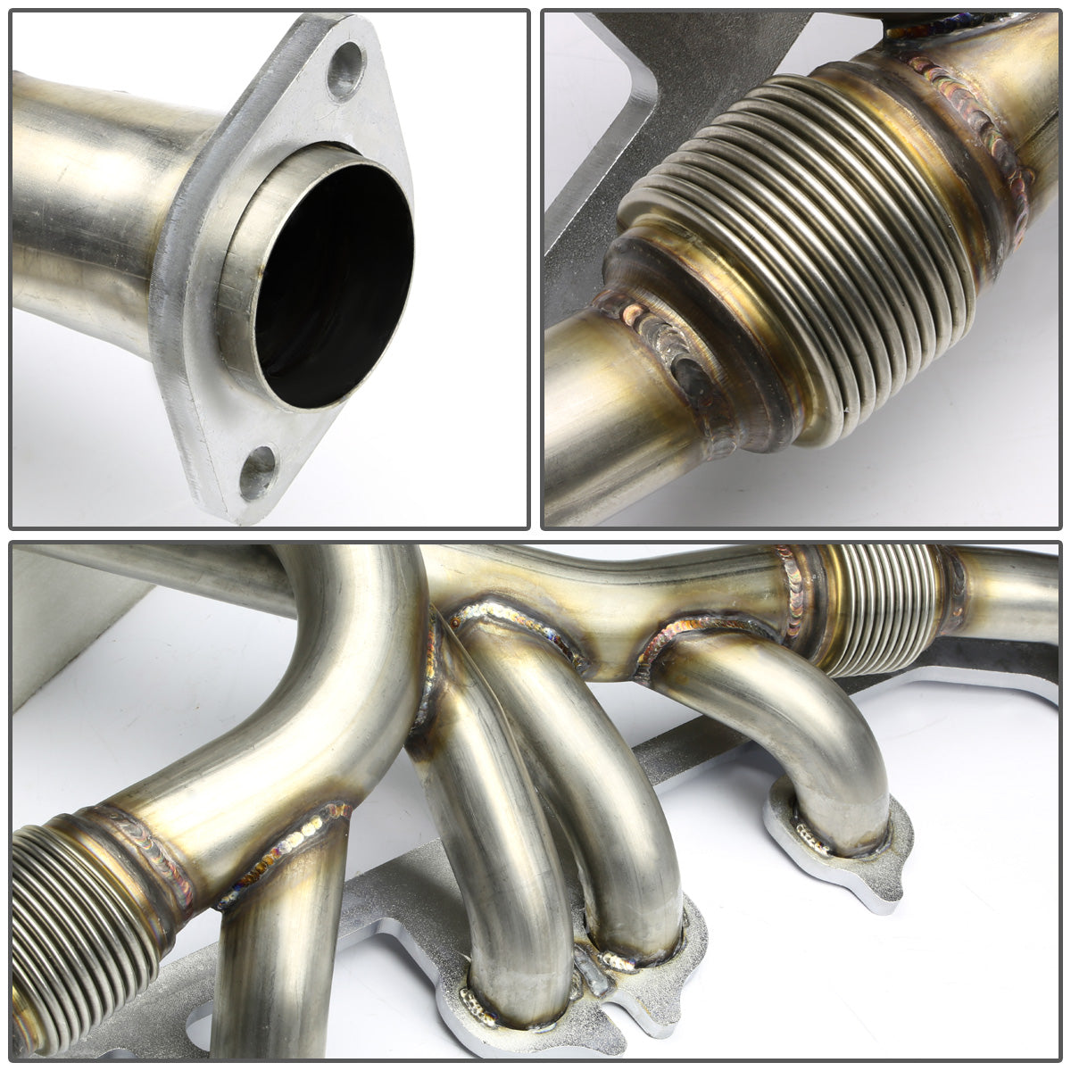 HEADERS STAINLESS STEEL - 91-99 GRAND CHEROKEE WRANGLER YJ TJ XJ 4.0 6CYL - TYPE-2