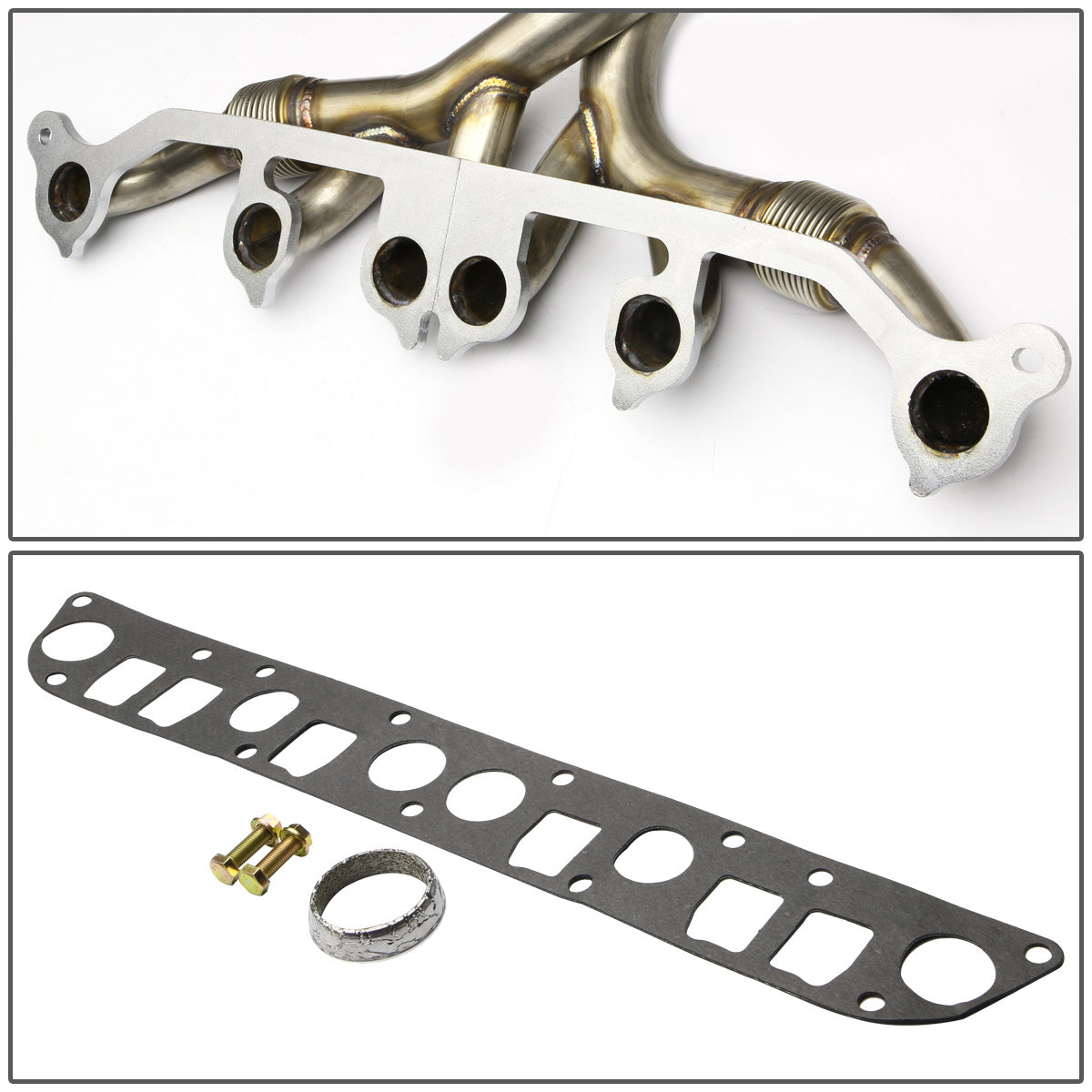 HEADERS STAINLESS STEEL - 91-99 GRAND CHEROKEE WRANGLER YJ TJ XJ 4.0 6CYL - TYPE-2