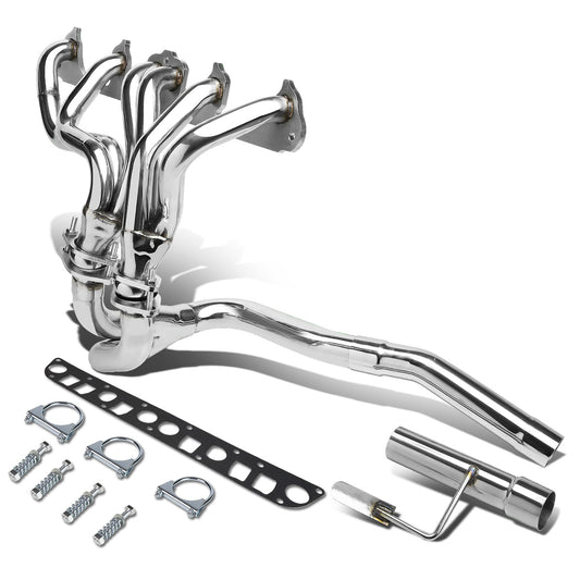 HEADERS STAINLESS STEEL - 91-99 JEEP GRAND CHEROKEE WRANGLER YJ TJ XJ 4.0 6CYL - W/ Y-PIPE