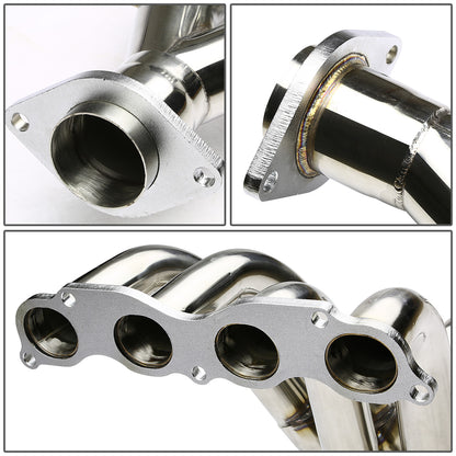 HEADERS STAINLESS STEEL - 92-00 HONDA CIVIC/ DEL SOL EG EK/ ACURA INTEGRA DB DC K20 K24 SWAP MOTOR - TRI-Y 4-2-1
