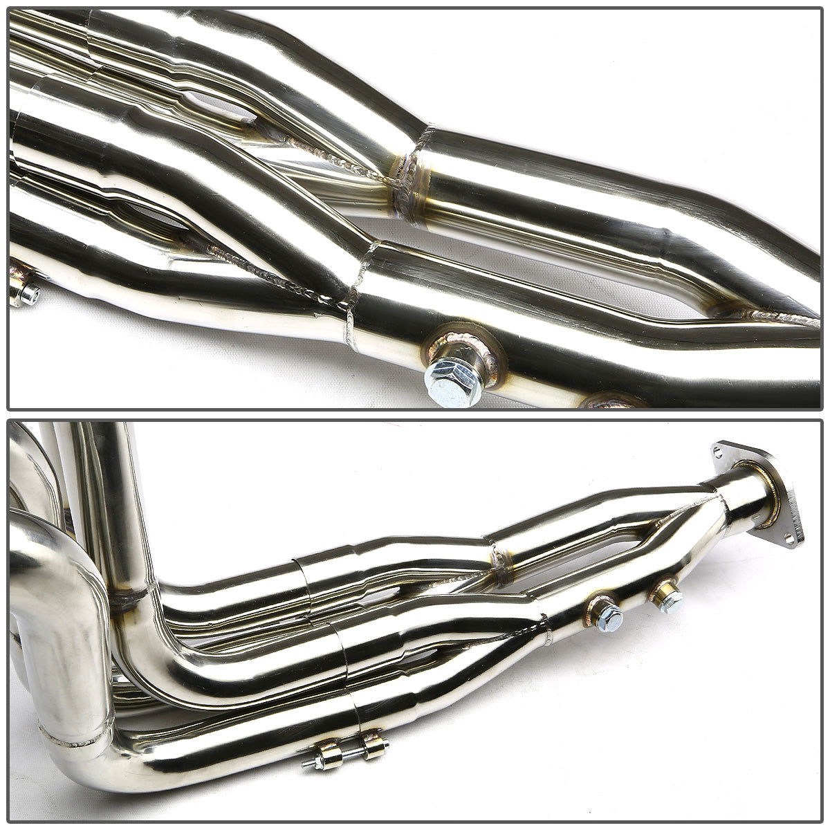 HEADERS STAINLESS STEEL - 92-00 HONDA CIVIC/ DEL SOL EG EK/ ACURA INTEGRA DB DC K20 K24 SWAP MOTOR - TRI-Y 4-2-1