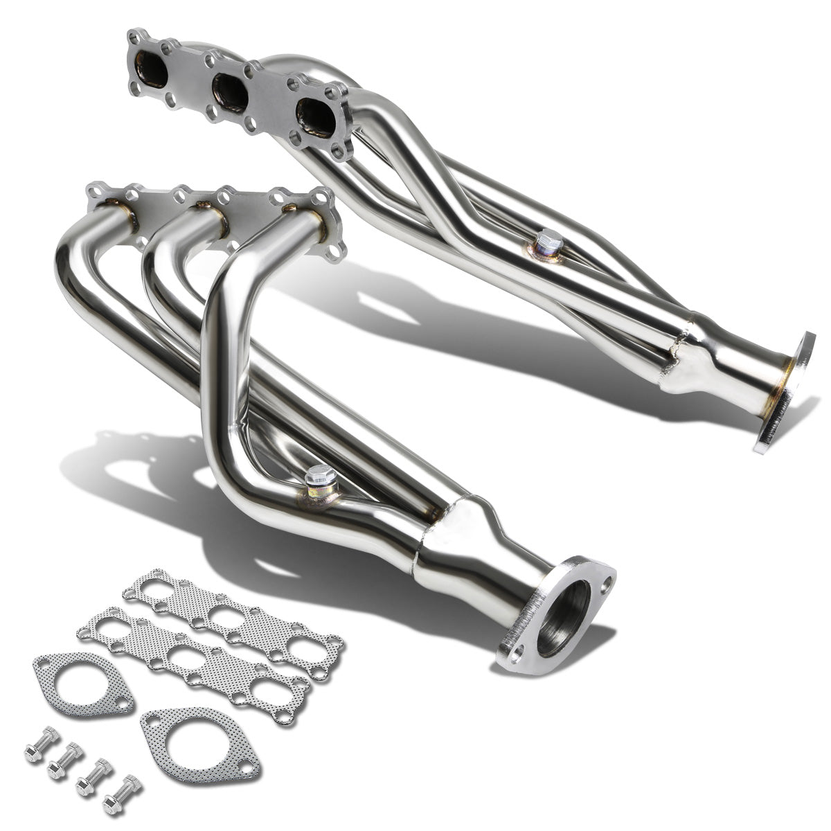 HEADERS STAINLESS STEEL - 05-08 NISSAN FRONTIER / XTERRA / PATHFINDER 4.0L V6 LONG TUBE