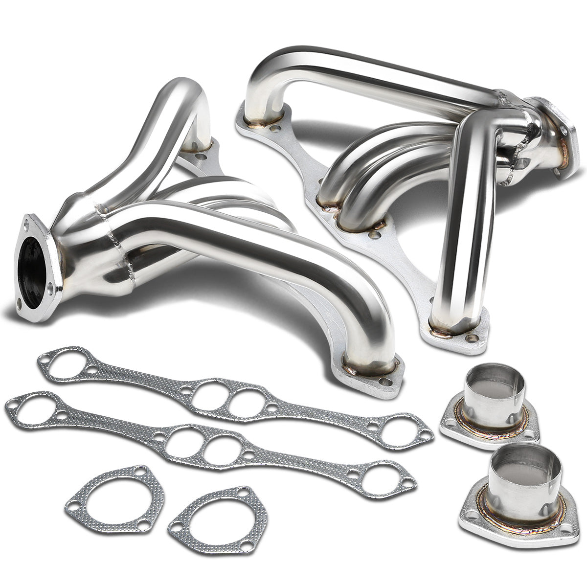 HEADERS STAINLESS STEEL - 262 350 400 A/P BLOCK HUGGER V8