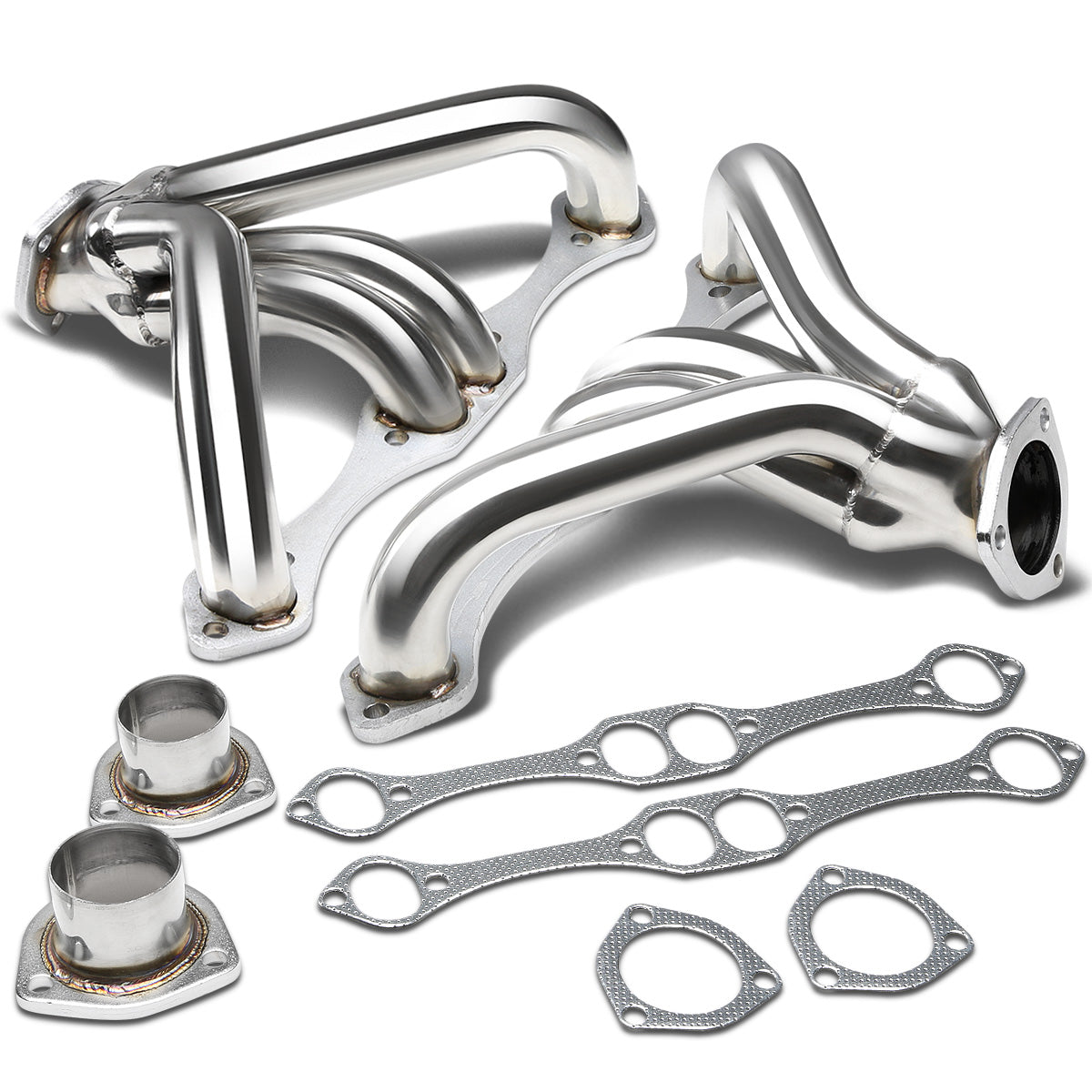 HEADERS STAINLESS STEEL - 262 350 400 A/P BLOCK HUGGER V8