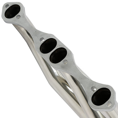 HEADERS STAINLESS STEEL - 35-48 CHEVY SMALL BLOCK FAT FENDERWELL STREET ROD 265-400 CU. IN. V8 - PLAIN