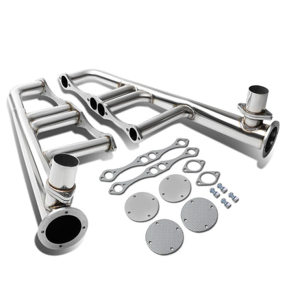 HEADERS STAINLESS STEEL - 70-96 CHEVY SMALL BLOCK HUGGER SBC 283 / 305 / 327 / 350 / 400 - LAKE STYLE