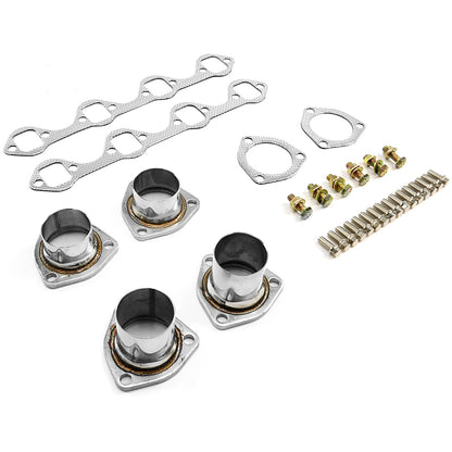 HEADERS STAINLESS STEEL - 27-34 FORD SMALL BLOCK PLAIN 289-302-351 CU.IN. V8