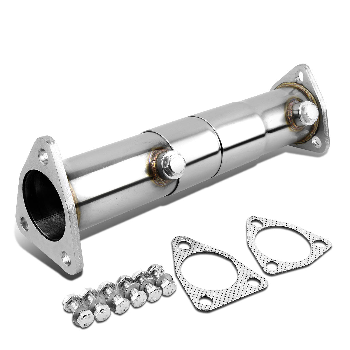 HEADERS TEST PIPE - 10"-15" ADJUSTABLE - 90-93 HONDA ACCORD / 88-01 HONDA PRELUDE
