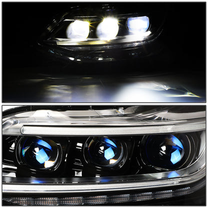 FAROS 16-19 CHEVY CRUZE - 3D - HALO PROJECTOR - LED - H7 LOW BEAM / HIGH BEAM - BLACK HOUSING / CLEAR LENS